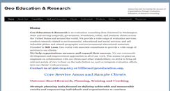 Desktop Screenshot of geoeducation.org