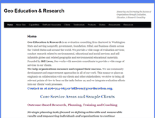 Tablet Screenshot of geoeducation.org